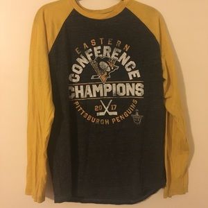 Pittsburgh Penguins Baseball Tee